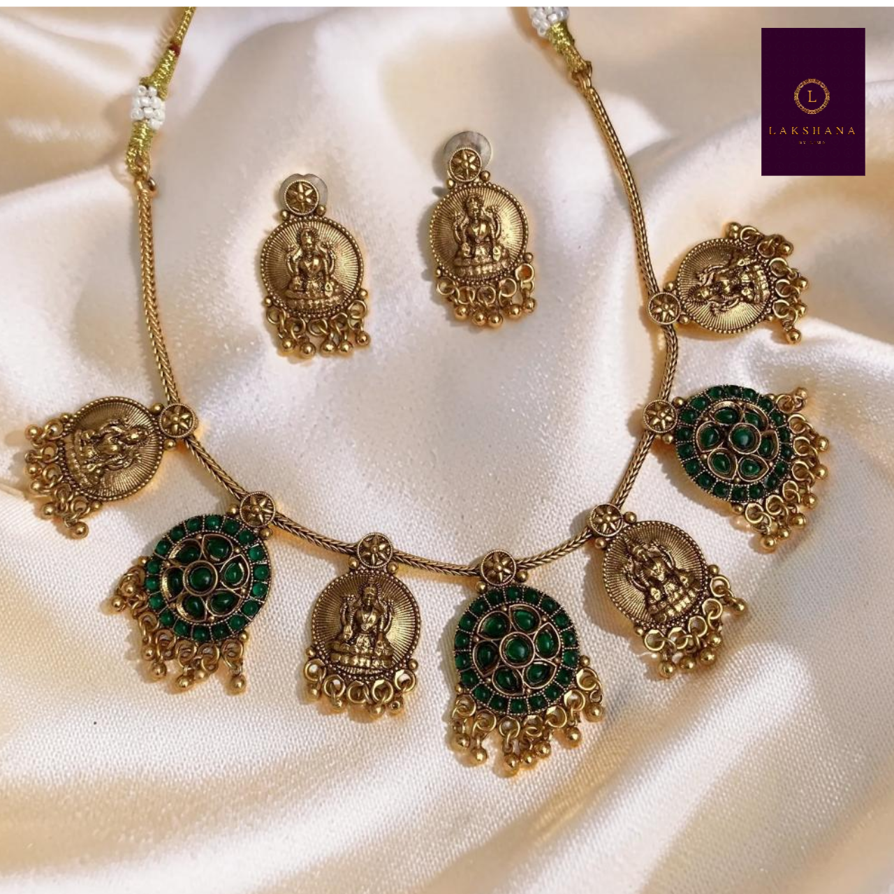 Elegant Necklace & Earring Set – Contemporary Indian Jewellery