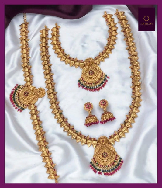 HM_12- Necklace Haram and Hip Belt set
