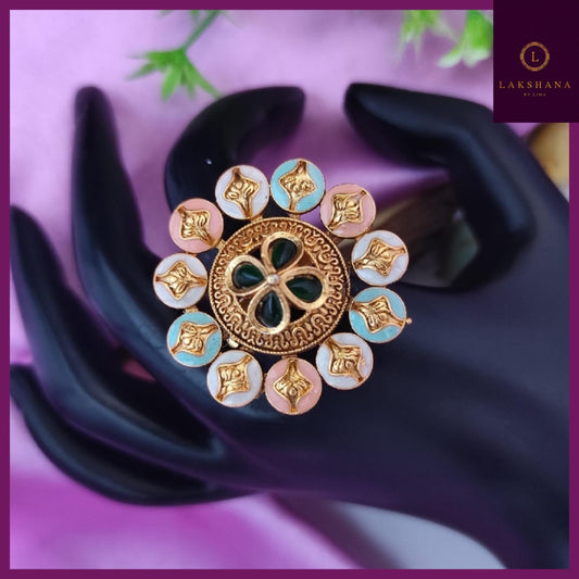 RG02 -  Premium Rajwadi size adjustable ring