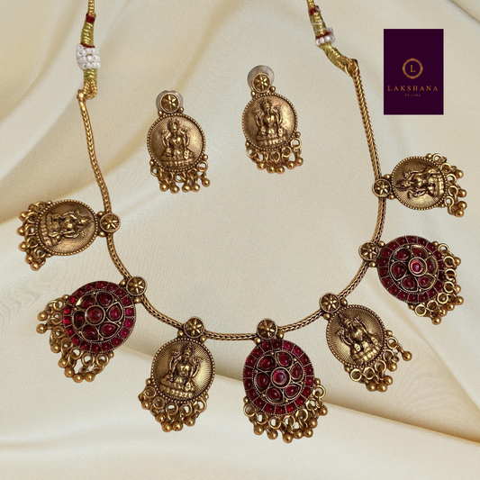 Elegant Necklace & Earring Set – Contemporary Indian Jewellery