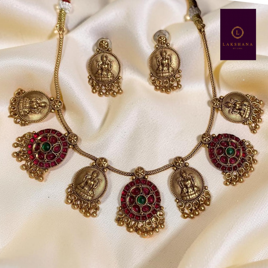 Elegant Necklace & Earring Set – Contemporary Indian Jewellery