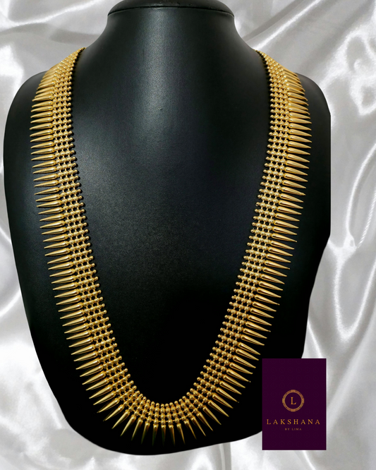 Mullamottu Necklace Set – Stunning One Gram Gold Plated Traditional Jewellery